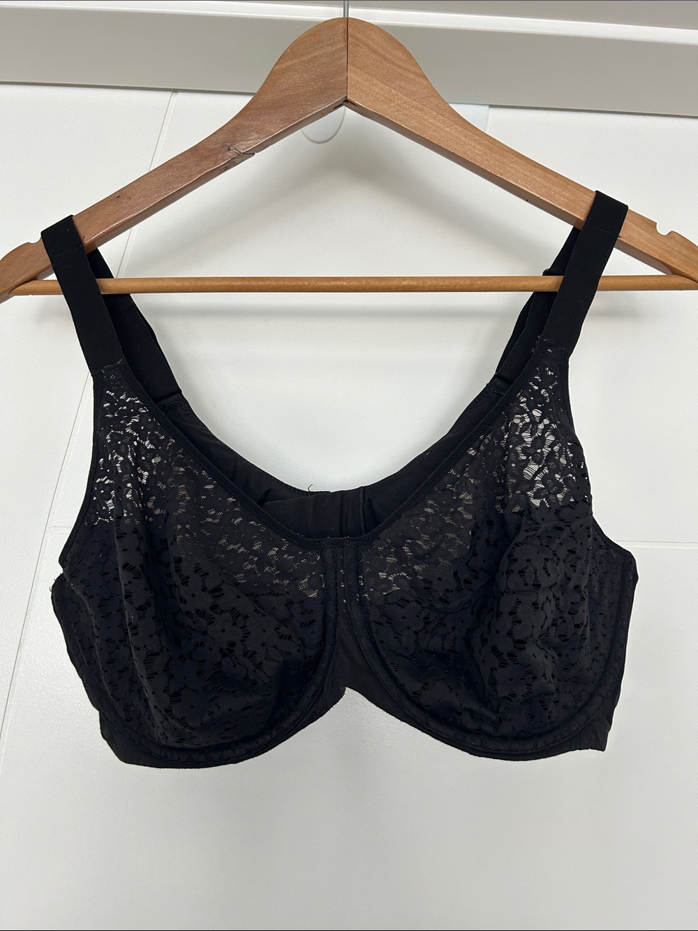 Chantelle Black Lace Underwire Full Coverage Bra